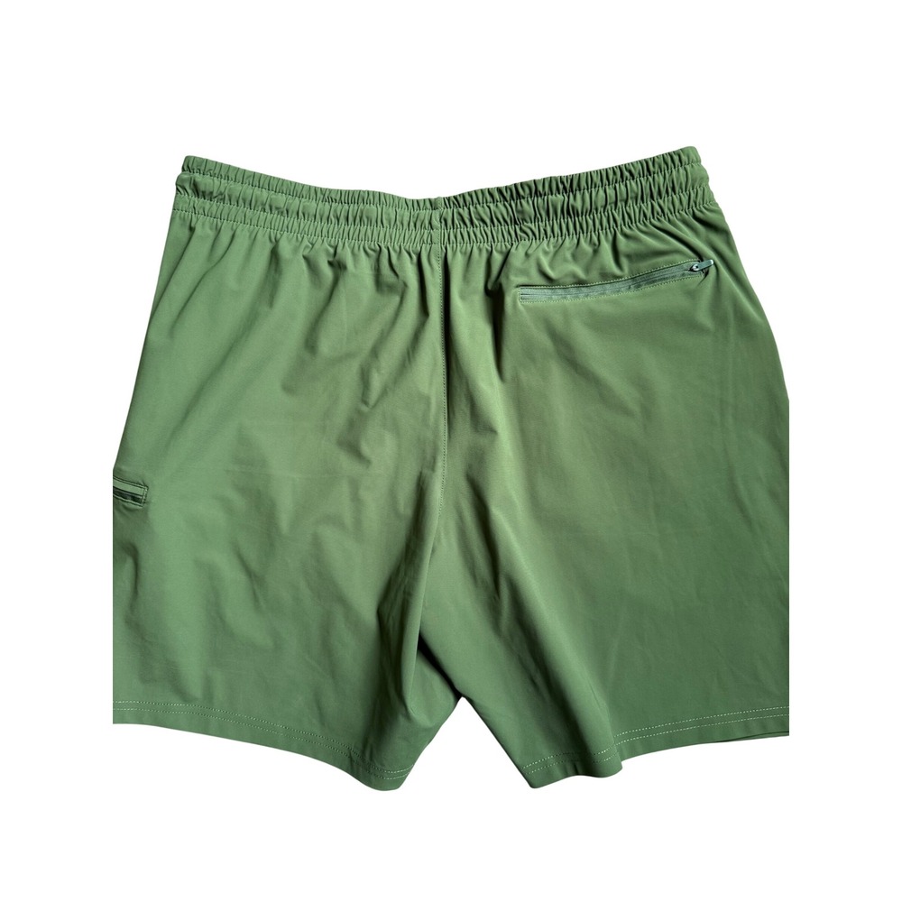 Outdoor Voices HiFlex Shorts Mens Large Douglas Fir Green 7 Inch Inseam OV61302 - Picture 3 of 3